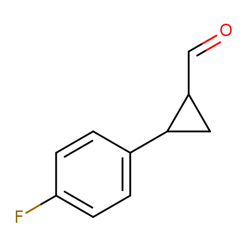 2-(4-fluorophenyl)cyclopropane-1-carbaldehyde