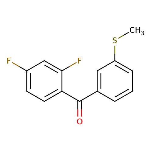 (2,4-difluorophenyl)[3-(methylsulfanyl)phenyl]methanone