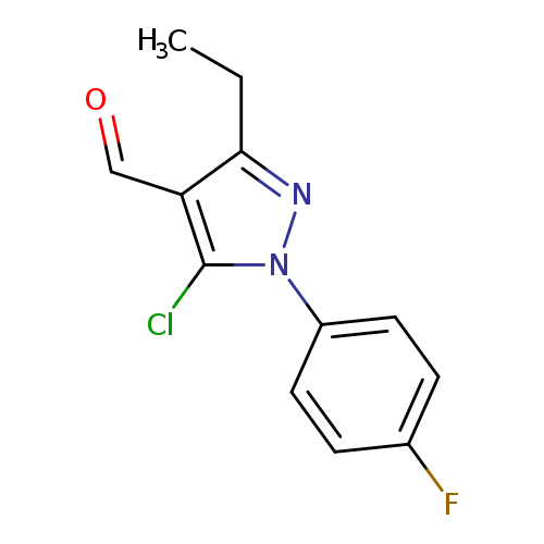 5-chloro-3-ethyl-1-(4-fluorophenyl)-1H-pyrazole-4-carbaldehyde