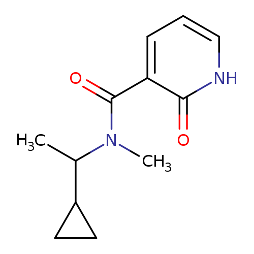 N-(1-cyclopropylethyl)-N-methyl-2-oxo-1,2-dihydropyridine-3-carboxamide