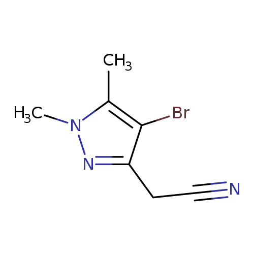 2-(4-bromo-1,5-dimethyl-1H-pyrazol-3-yl)acetonitrile