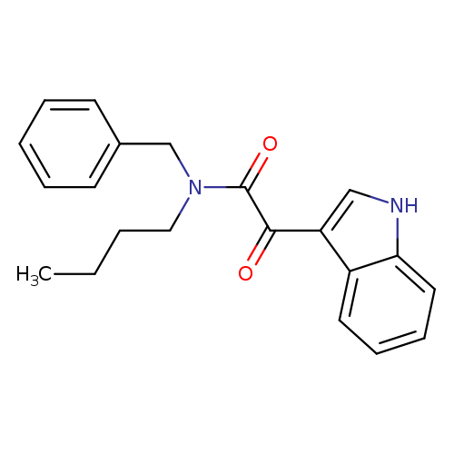 N-benzyl-N-butyl-2-(1H-indol-3-yl)-2-oxoacetamide