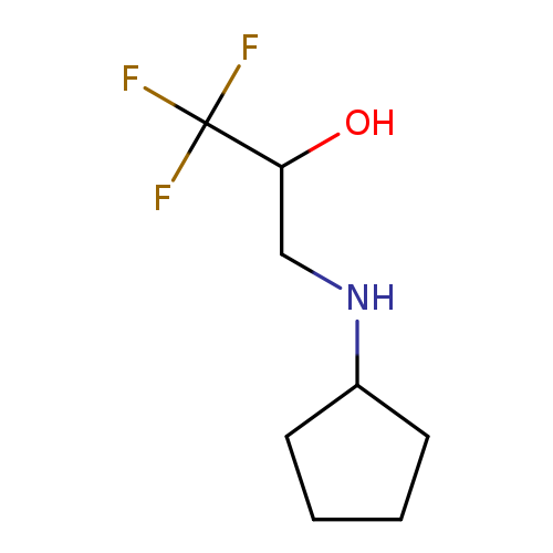 3-(Cyclopentylamino)-1,1,1-trifluoropropan-2-ol