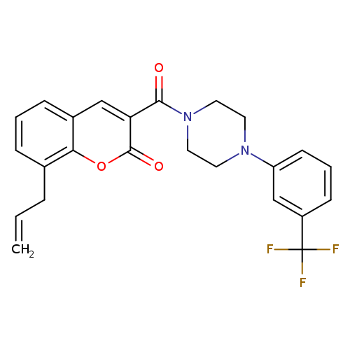 8-(prop-2-en-1-yl)-3-{4-[3-(trifluoromethyl)phenyl]piperazine-1-carbonyl}-2H-chromen-2-one