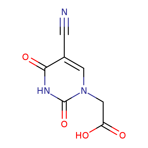 2-[5-Cyano-2,4-dioxo-3,4-dihydro-1(2h)-pyrimidinyl]acetic acid