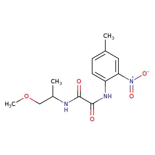 N-(1-methoxypropan-2-yl)-N'-(4-methyl-2-nitrophenyl)ethanediamide