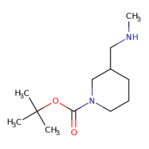 1-Piperidinecarboxylic acid, 3-[(methylamino)methyl]-, 1,1-dimethylethyl ester