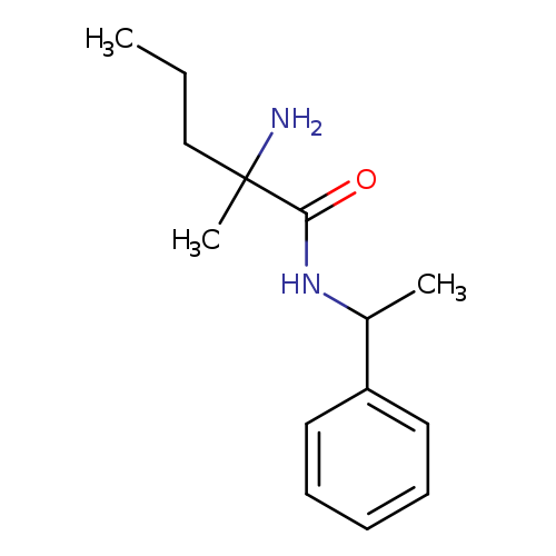 2-amino-2-methyl-N-(1-phenylethyl)pentanamide