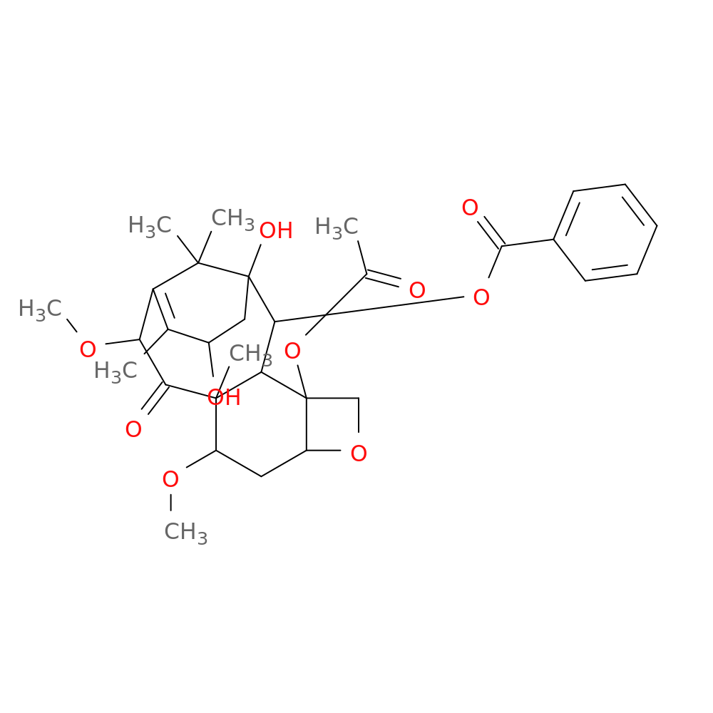 4α-Acetoxy-2α-benzoyloxy-5β,20-epoxy-1β,13α-dihydroxy-7β,10β-dimethoxy-9-oxo-11-taxene