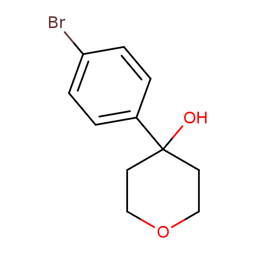 2H-Pyran-4-ol, 4-(4-bromophenyl)tetrahydro-