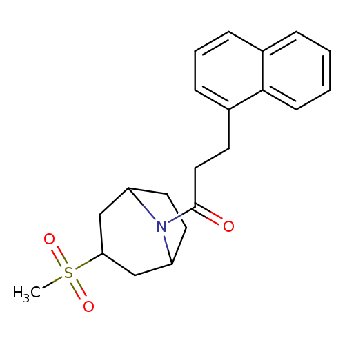 1-{3-methanesulfonyl-8-azabicyclo[3.2.1]octan-8-yl}-3-(naphthalen-1-yl)propan-1-one