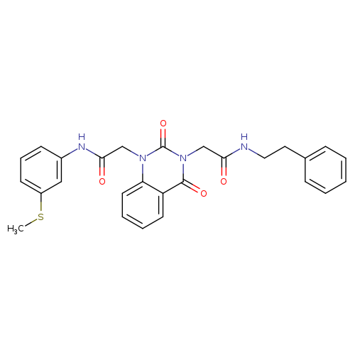 2-[1-({[3-(methylsulfanyl)phenyl]carbamoyl}methyl)-2,4-dioxo-1,2,3,4-tetrahydroquinazolin-3-yl]-N-(2-phenylethyl)acetamide