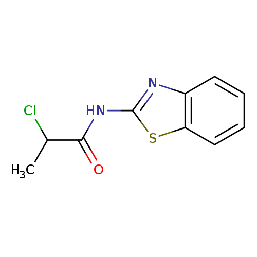 N-1,3-Benzothiazol-2-yl-2-chloropropanamide
