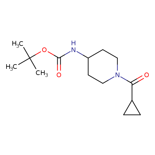 4-(BOC-Amino)-1-(cyclopropylcarbonyl)piperidine