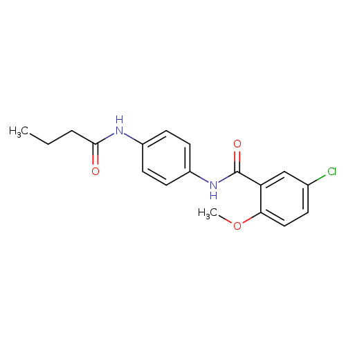 N-[4-(butyrylamino)phenyl]-5-chloro-2-methoxybenzamide