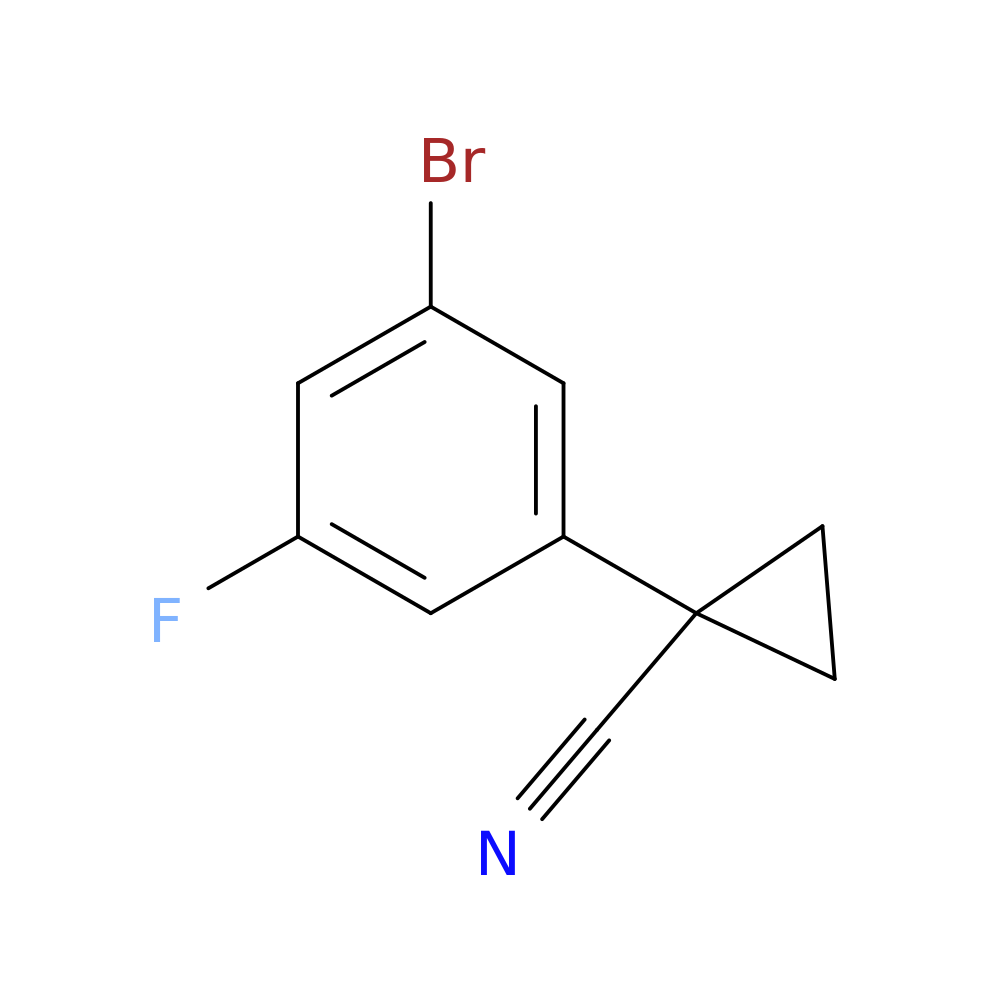 1-(3-Bromo-5-fluorophenyl)cyclopropanecarbonitrile