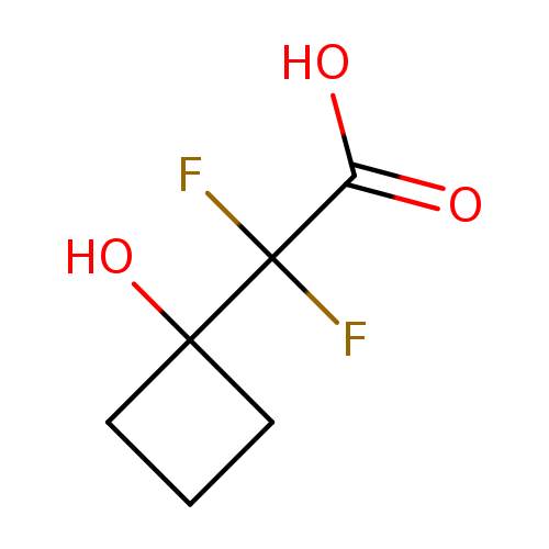 2,2-difluoro-2-(1-hydroxycyclobutyl)acetic acid