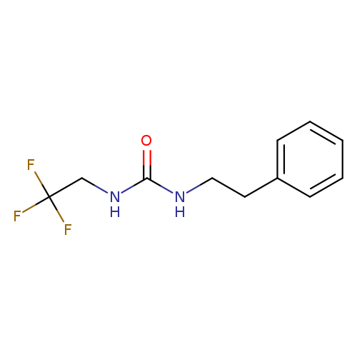 1-(2-phenylethyl)-3-(2,2,2-trifluoroethyl)urea