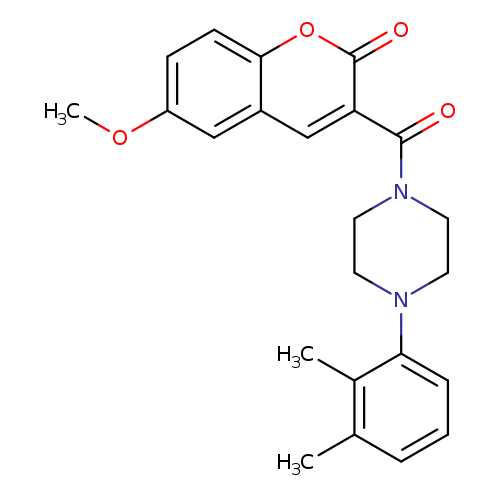 3-[4-(2,3-dimethylphenyl)piperazine-1-carbonyl]-6-methoxy-2H-chromen-2-one