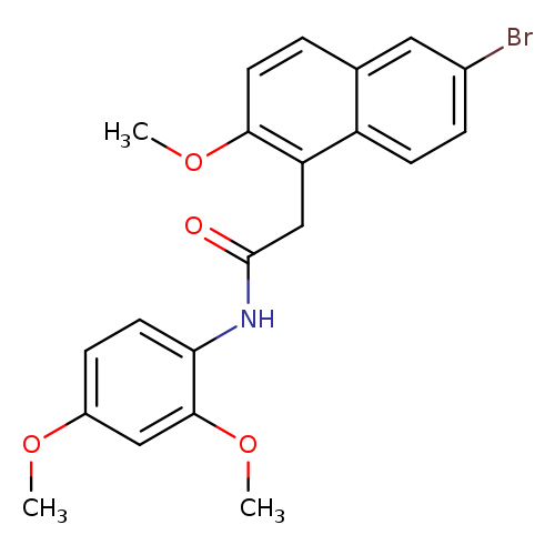 2-(6-bromo-2-methoxynaphthalen-1-yl)-N-(2,4-dimethoxyphenyl)acetamide