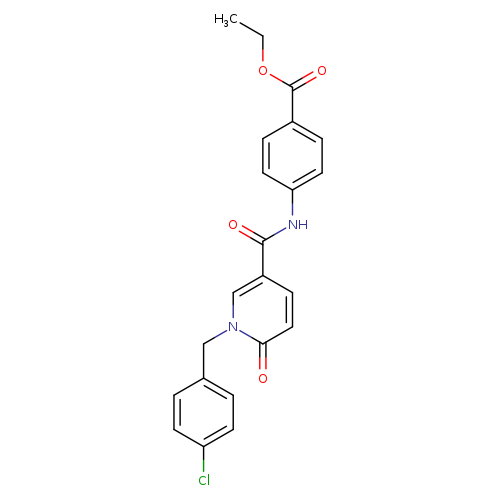 ethyl 4-{1-[(4-chlorophenyl)methyl]-6-oxo-1,6-dihydropyridine-3-amido}benzoate