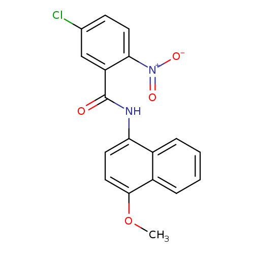 5-chloro-N-(4-methoxynaphthalen-1-yl)-2-nitrobenzamide