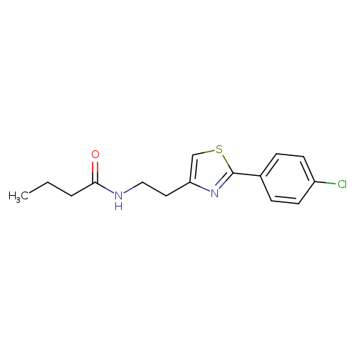 N-(2-(2-(4-chlorophenyl)thiazol-4-yl)ethyl)butyraMide