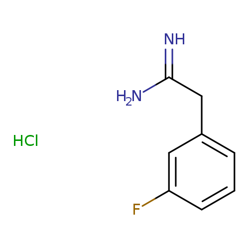 Benzeneethanimidamide, 3-fluoro-, hydrochloride (1:1)OTHER CA INDEX NAMES:Benzeneethanimidamide, 3-fluoro-, monohydrochloride