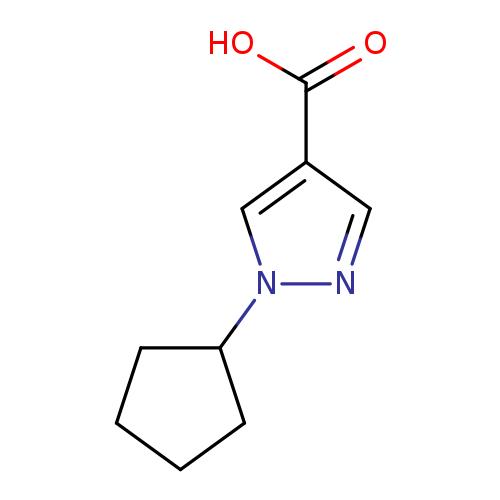 1-Cyclopentyl-1h-pyrazole-4-carboxylic acid