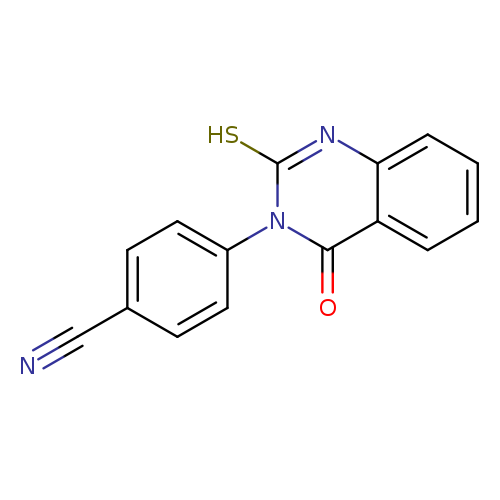 4-(4-oxo-2-sulfanyl-3,4-dihydroquinazolin-3-yl)benzonitrile