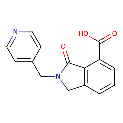 3-Oxo-2-(pyridin-4-ylmethyl)isoindoline-4-carboxylic acid