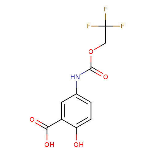 2-Hydroxy-5-([(2,2,2-trifluoroethoxy)carbonyl]amino)benzoic acid