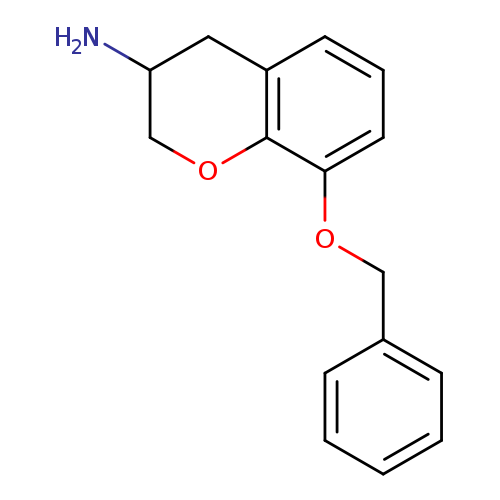 8-(benzyloxy)-3,4-dihydro-2H-1-benzopyran-3-amine