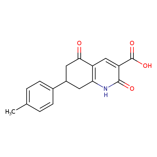 7-(4-Methylphenyl)-2,5-dioxo-1,2,5,6,7,8-hexahydroquinoline-3-carboxylic acid