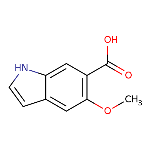 1H-Indole-6-carboxylic acid, 5-methoxy-