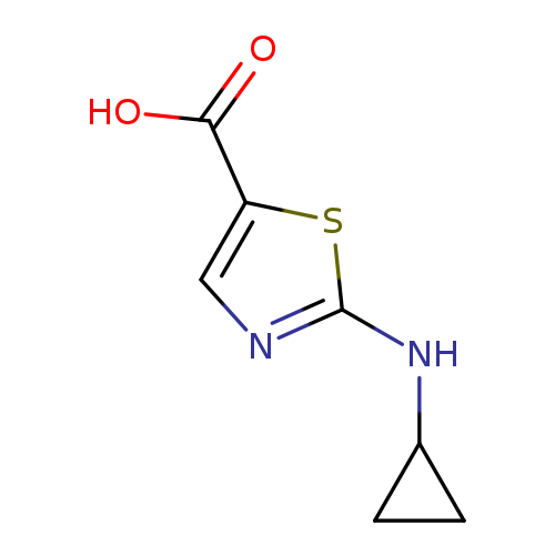 2-(cyclopropylamino)-1,3-thiazole-5-carboxylic acid