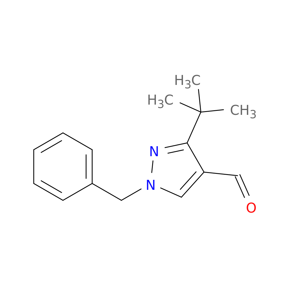 1-benzyl-3-tert-butyl-1H-pyrazole-4-carbaldehyde
