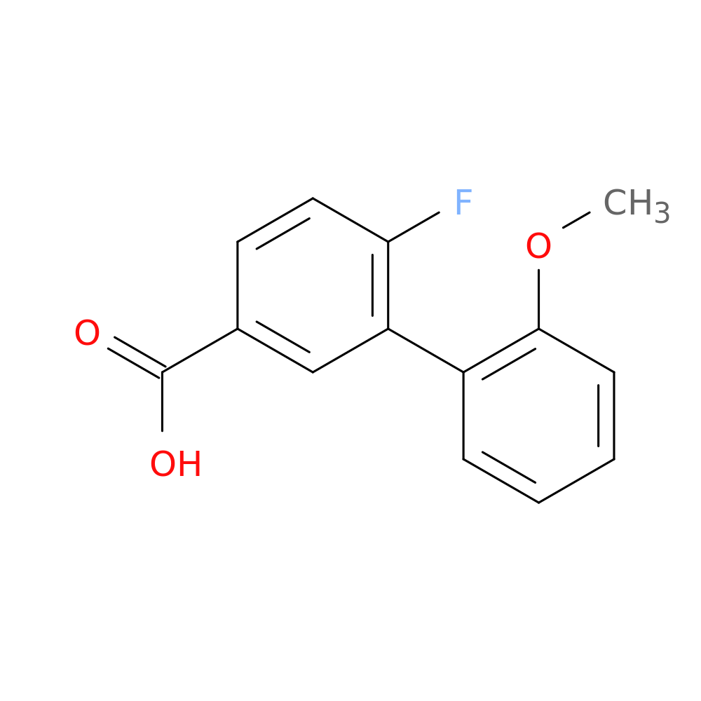 4-Fluoro-3-(2-methoxyphenyl)benzoic acid