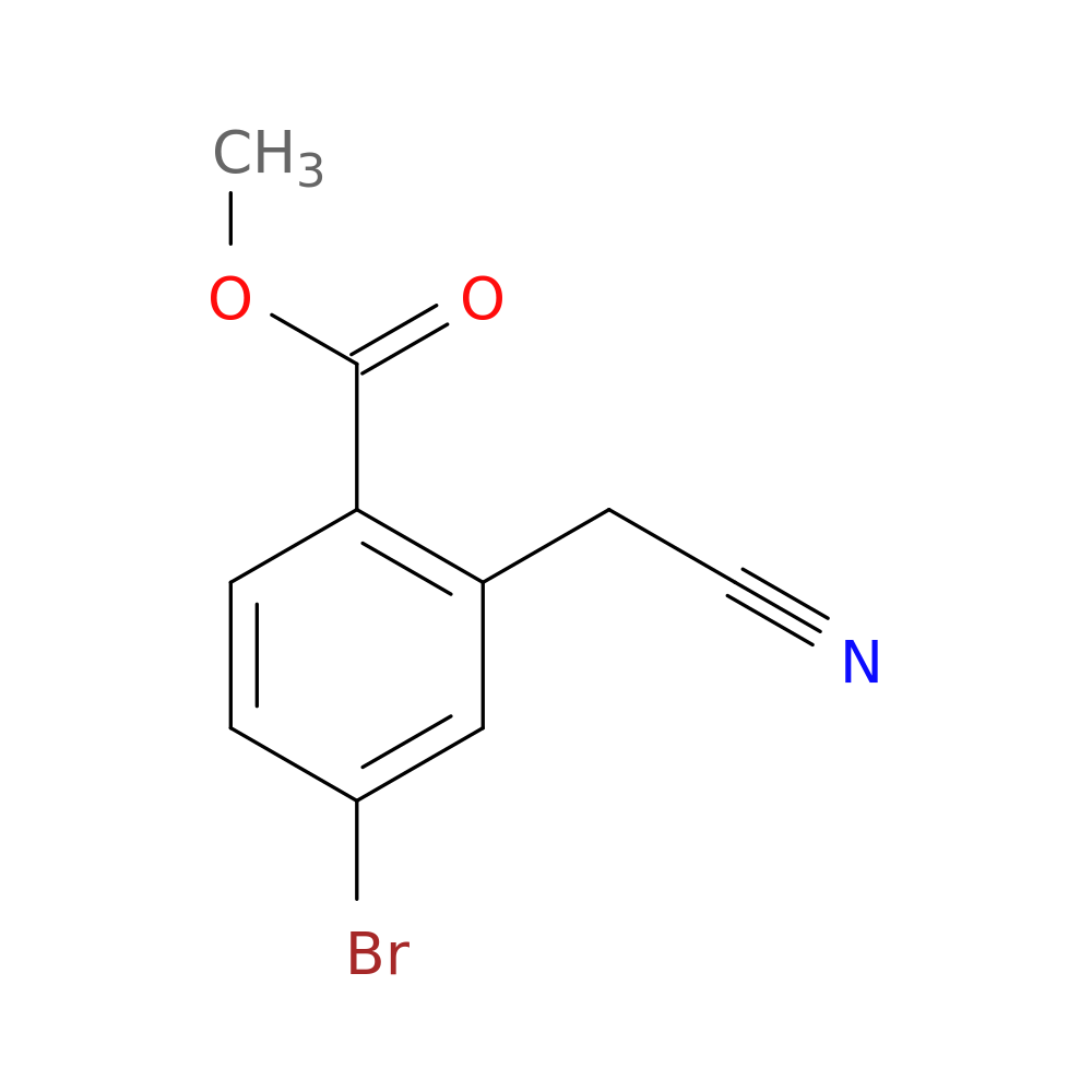 Methyl 4-bromo-2-(cyanomethyl)benzoate