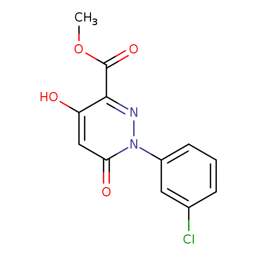 Methyl 1-(3-chlorophenyl)-4-hydroxy-6-oxo-1,6-dihydropyridazine-3-carboxylate