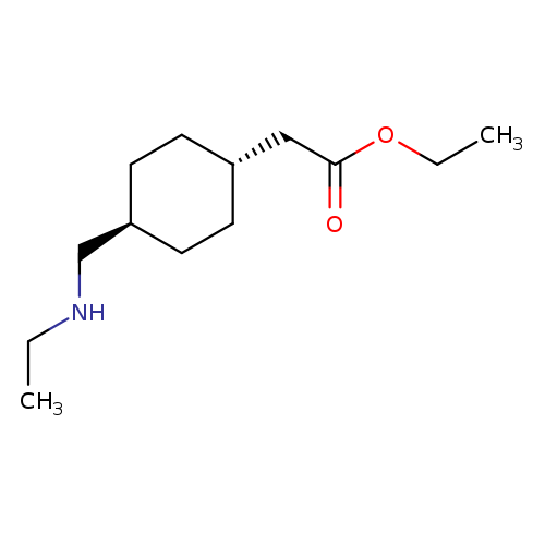 trans-Ethyl 2-(4-((ethylamino)methyl)cyclohexyl)acetate