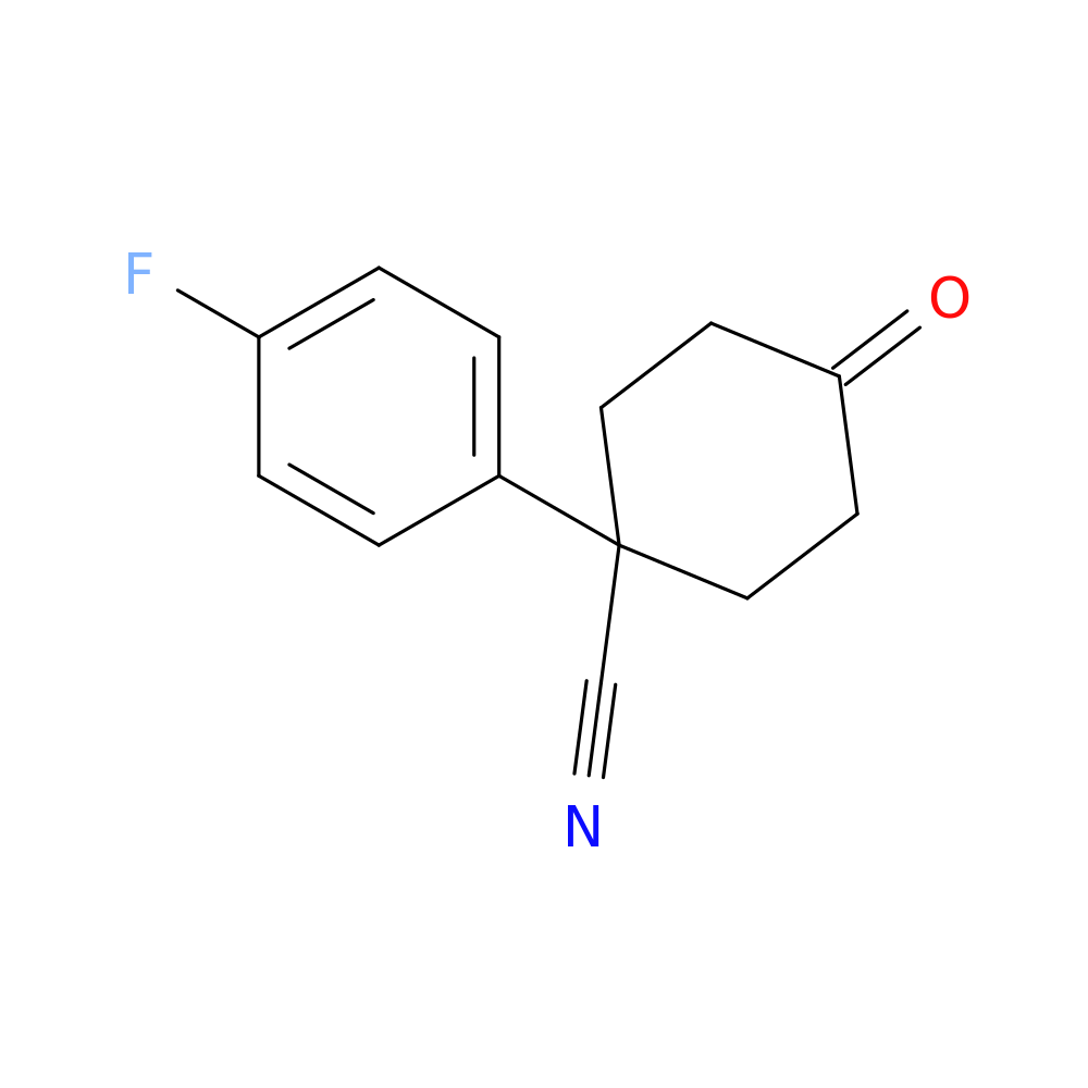 4-Cyano-4-(4-fluorophenyl)cyclohexanone