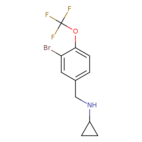 (3-Bromo-4-trifluoromethoxy-benzyl)-cyclopropyl-amine