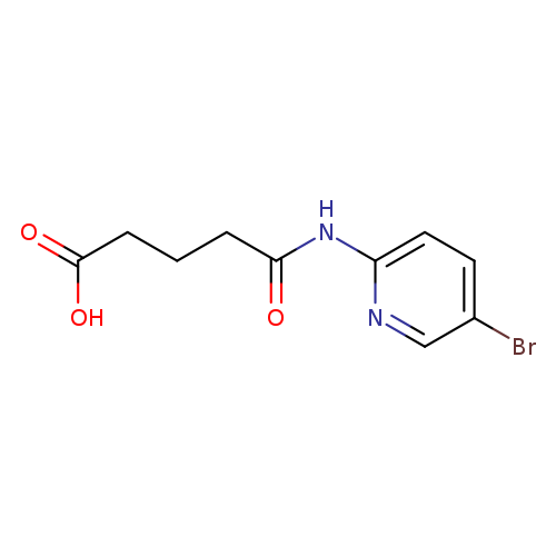 5-[(5-BROMOPYRIDIN-2-YL)AMINO]-5-OXOPENTANOIC ACID