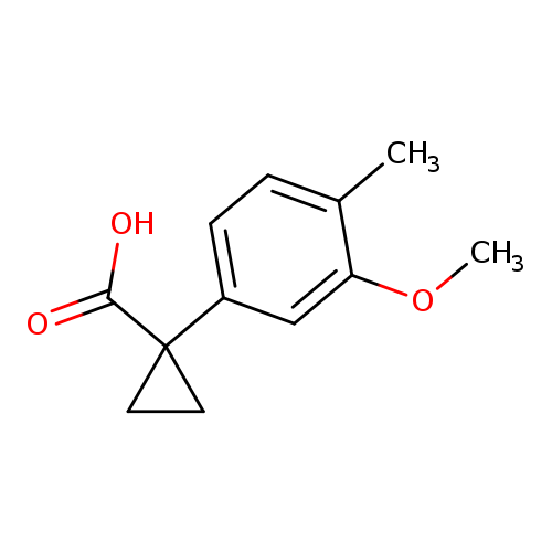 1-(3-METHOXY-4-METHYLPHENYL)CYCLOPROPANECARBOXYLIC ACID