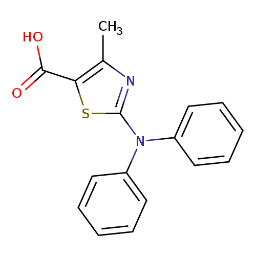 2-(Diphenylamino)-4-methylthiazole-5-carboxylic acid