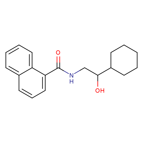 N-(2-cyclohexyl-2-hydroxyethyl)naphthalene-1-carboxamide