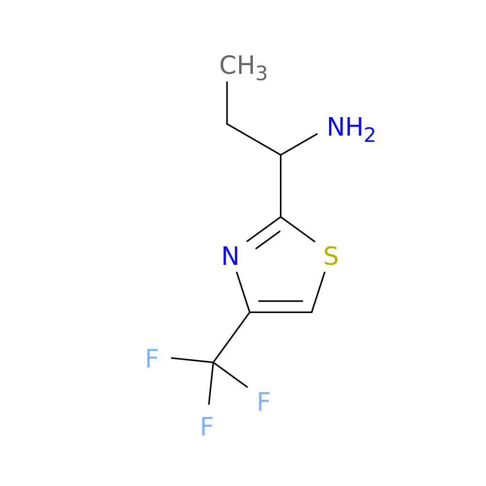 1-[4-(trifluoromethyl)-1,3-thiazol-2-yl]propan-1-amine