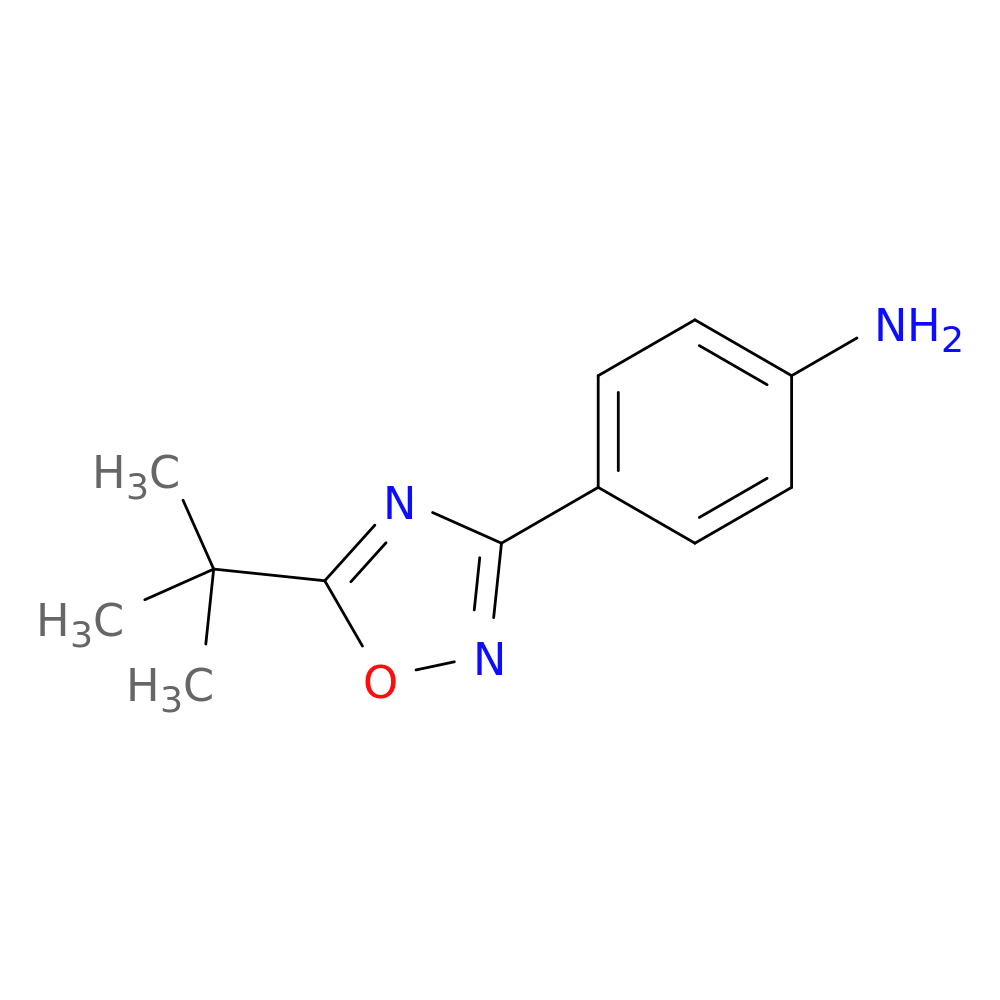 4-(5-tert-butyl-1,2,4-oxadiazol-3-yl)aniline