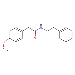 N-[2-(1-Cyclohexen-1-yl)ethyl]-4-methoxybenzeneacetamide